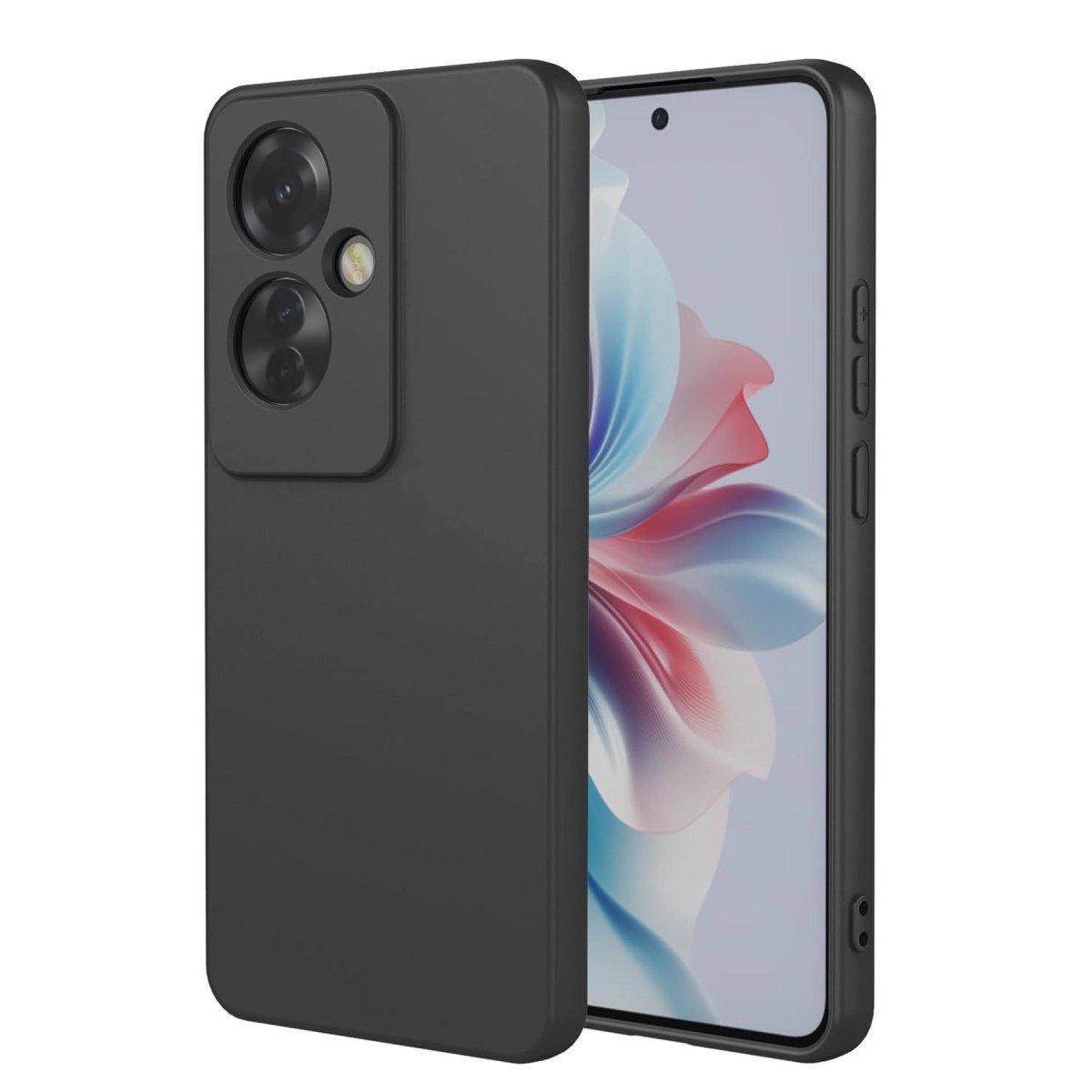 Oppo Reno 11f Kılıf First Silikon - Siyah Oppo Reno 11f Kılıf First Silikon - Siyah