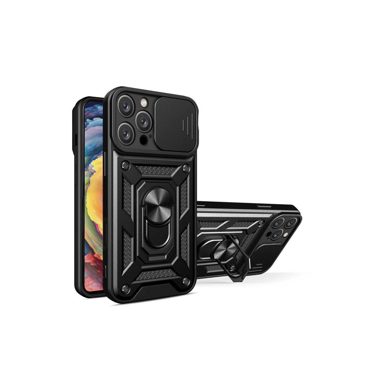İphone 16 Pro Max Kılıf Pars Lens Yüzüklü Silikon - Siyah İphone 16 Pro Max Kılıf Pars Lens Yüzüklü Silikon - Siyah