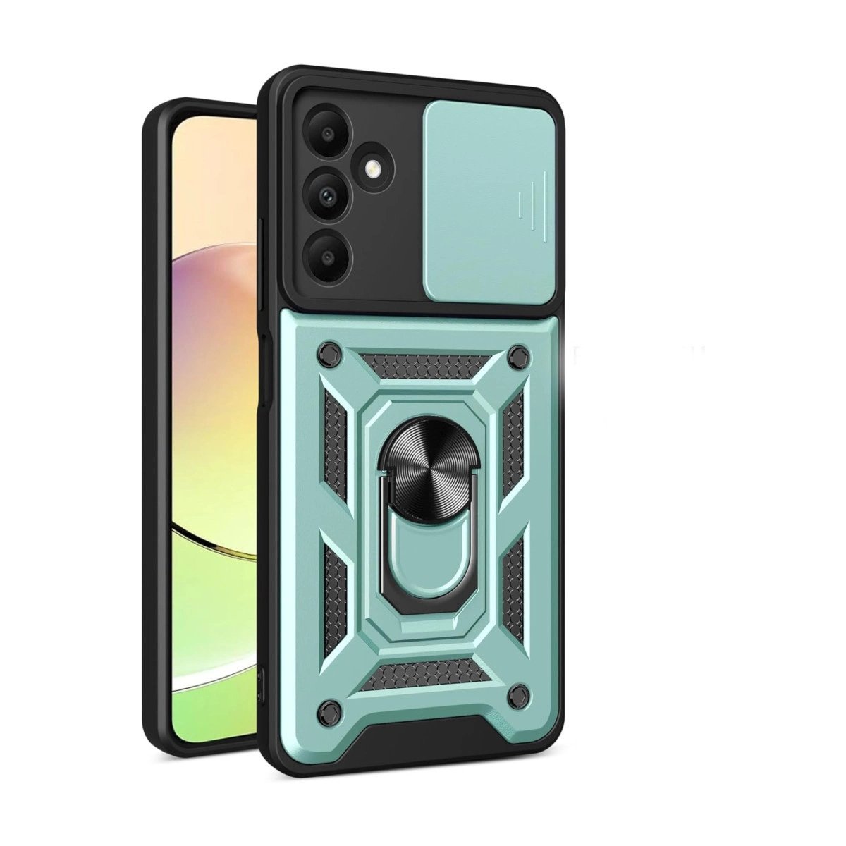Samsung Galaxy M15 Kılıf Pars Lens Yüzüklü Silikon - Yeşil Samsung Galaxy M15 Kılıf Pars Lens Yüzüklü Silikon - Yeşil