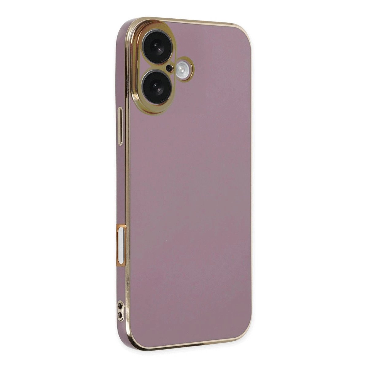 İphone 16 Kılıf Volet Silikon - Mor İphone 16 Kılıf Volet Silikon - Mor