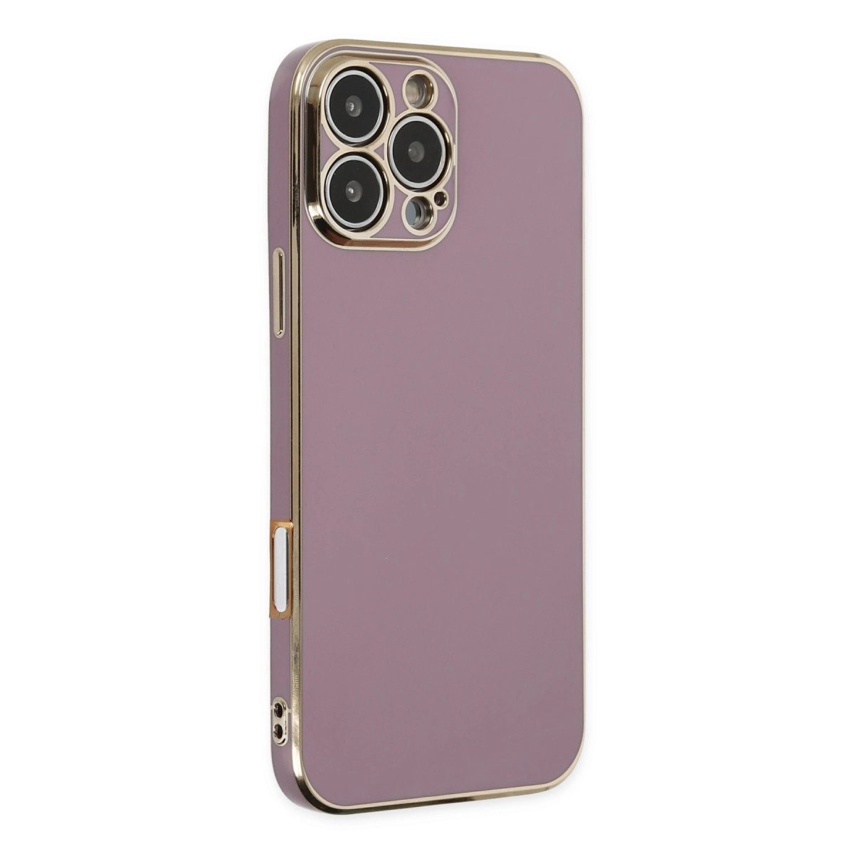 İphone 16 Pro Max Kılıf Volet Silikon - Mor İphone 16 Pro Max Kılıf Volet Silikon - Mor