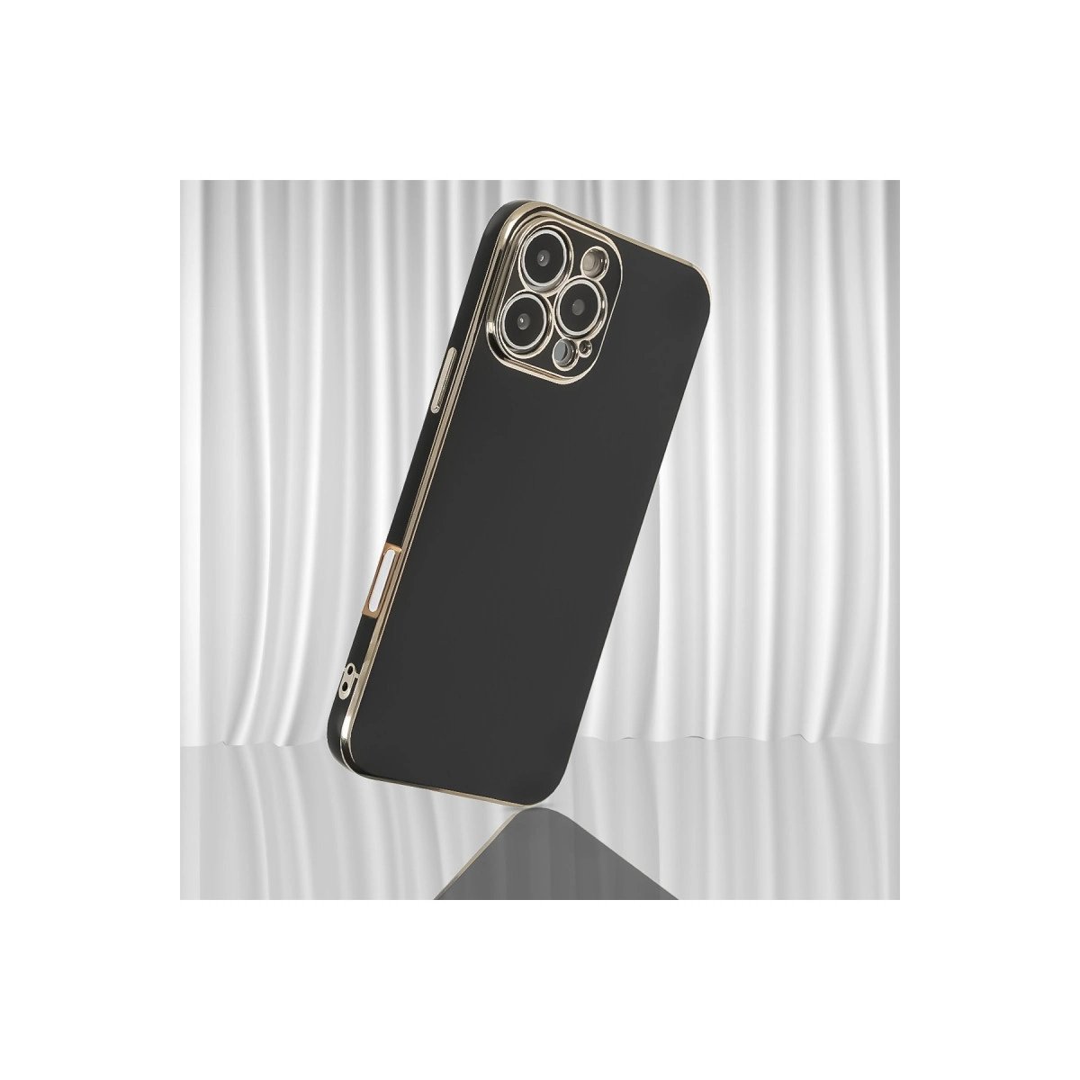 İphone 16 Pro Max Kılıf Volet Silikon - Siyah