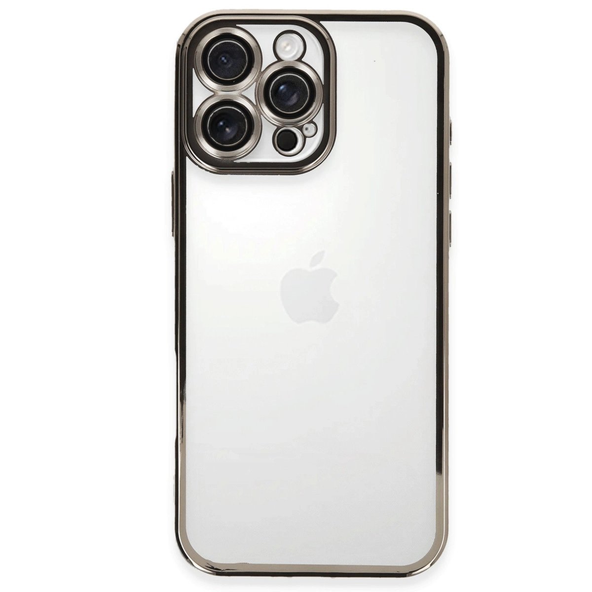 İphone 16 Pro Kılıf Razer Lensli Silikon - Titanyum Gri İphone 16 Pro Kılıf Razer Lensli Silikon - Titanyum Gri