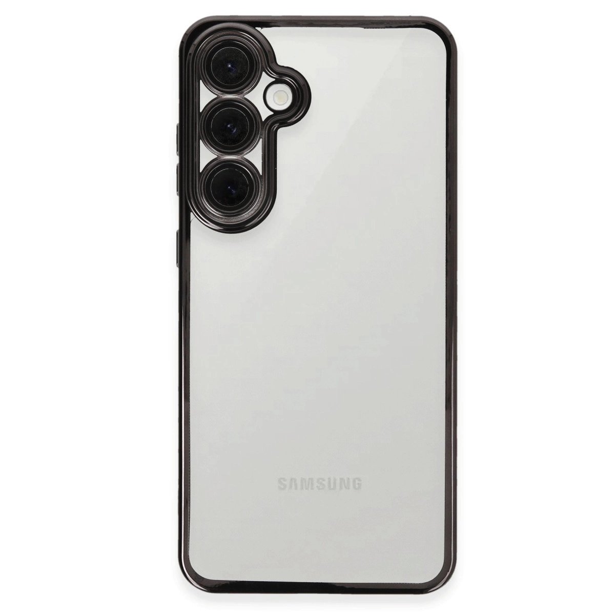 Samsung Galaxy S24 Fe Kılıf Razer Lensli Silikon - Siyah Samsung Galaxy S24 Fe Kılıf Razer Lensli Silikon - Siyah