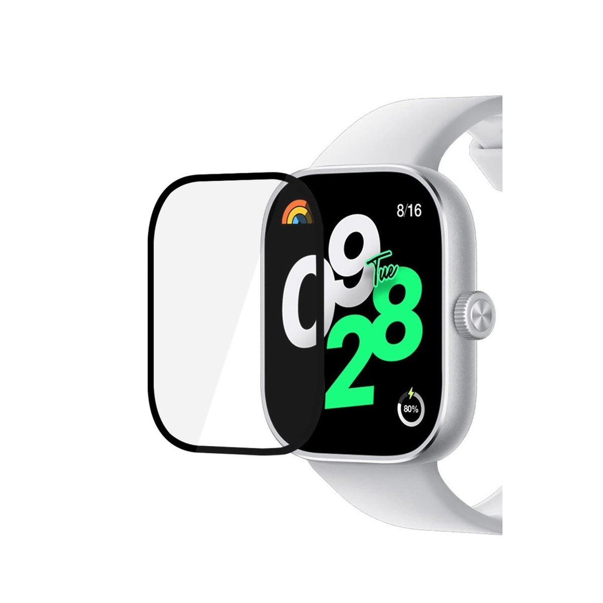 Xiaomi Redmi Watch 4 Polymer Nano Ekran Koruyucu - Şeffaf Xiaomi Redmi Watch 4 Polymer Nano Ekran Koruyucu - Şeffaf