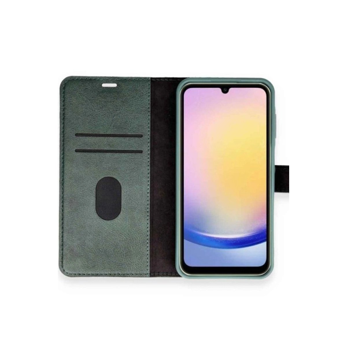 Samsung Galaxy A05s Kılıf Trend S Plus Kapaklı Kılıf - Yeşil Samsung Galaxy A05s Kılıf Trend S Plus Kapaklı Kılıf - Yeşil