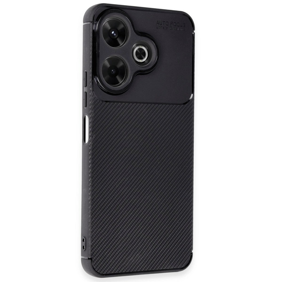 Xiaomi Redmi 13 4g Kılıf Auto Focus Karbon Kapak - Siyah Xiaomi Redmi 13 4g Kılıf Auto Focus Karbon Kapak - Siyah