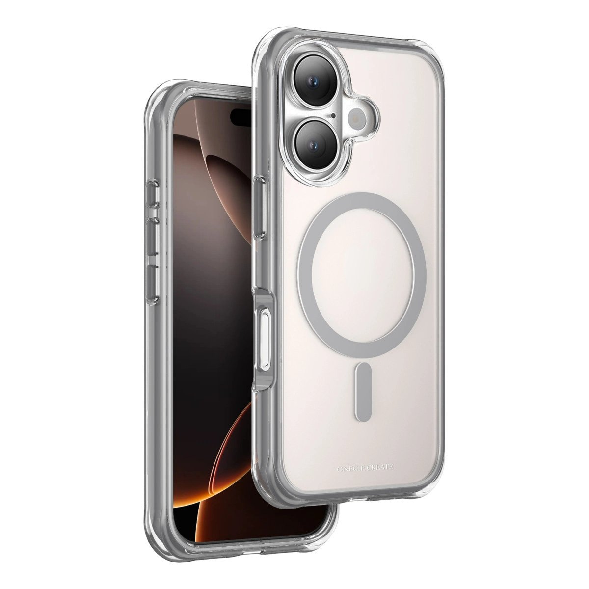 Onegif Apple İphone 16 Hulk Magsafe Kapak - Titan Gri Onegif Apple İphone 16 Hulk Magsafe Kapak - Titan Gri