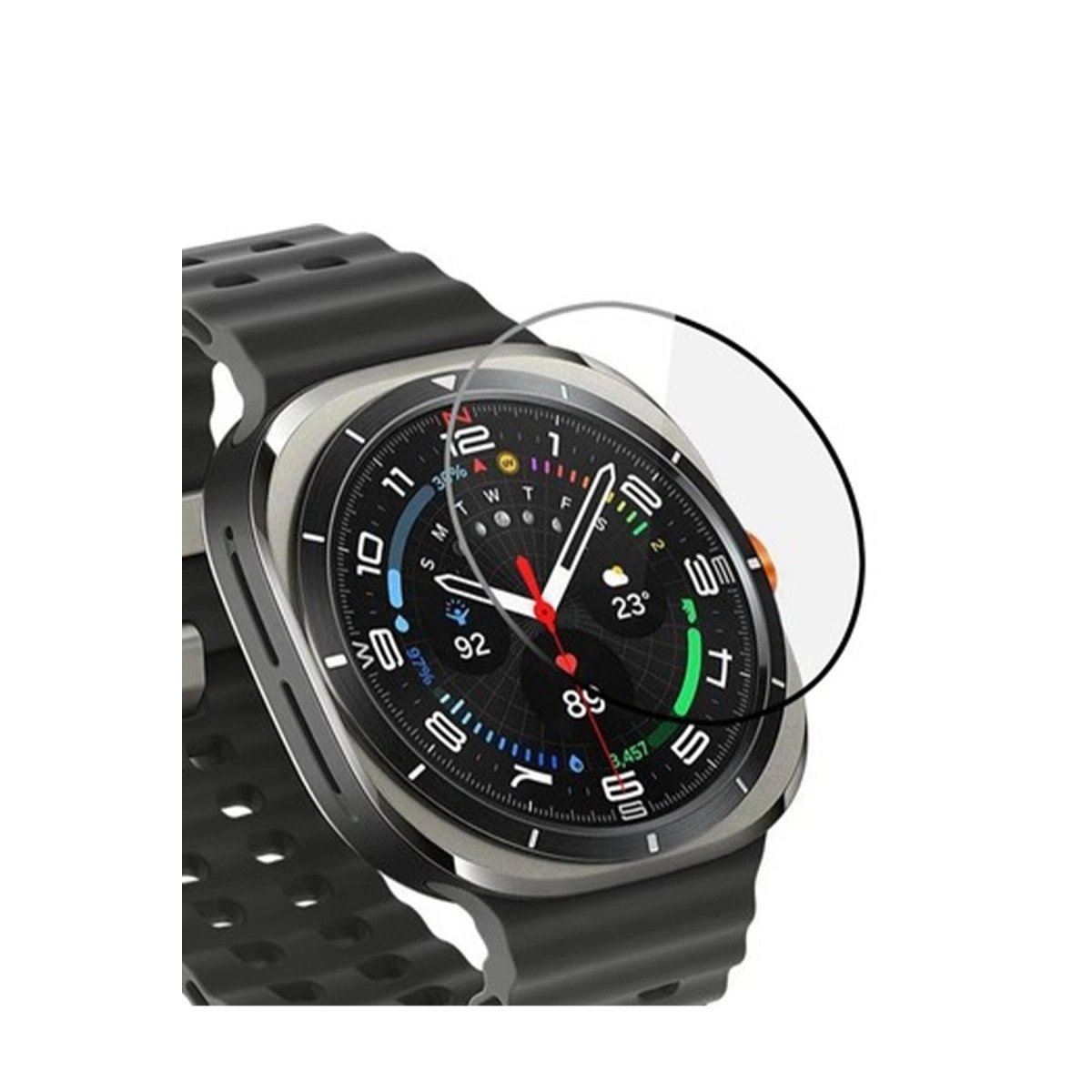 Samsung Galaxy Watch Ultra 47mm Polymer Nano Ekran Koruyucu - Şeffaf Samsung Galaxy Watch Ultra 47mm Polymer Nano Ekran Koruyucu - Şeffaf