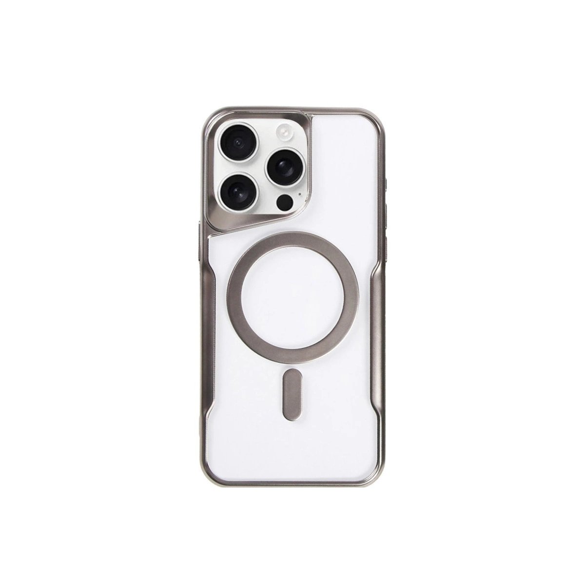 İphone 14 Pro Max Kılıf Boyi Magsafe Silikon Kapak - Titan Gri İphone 14 Pro Max Kılıf Boyi Magsafe Silikon Kapak - Titan Gri