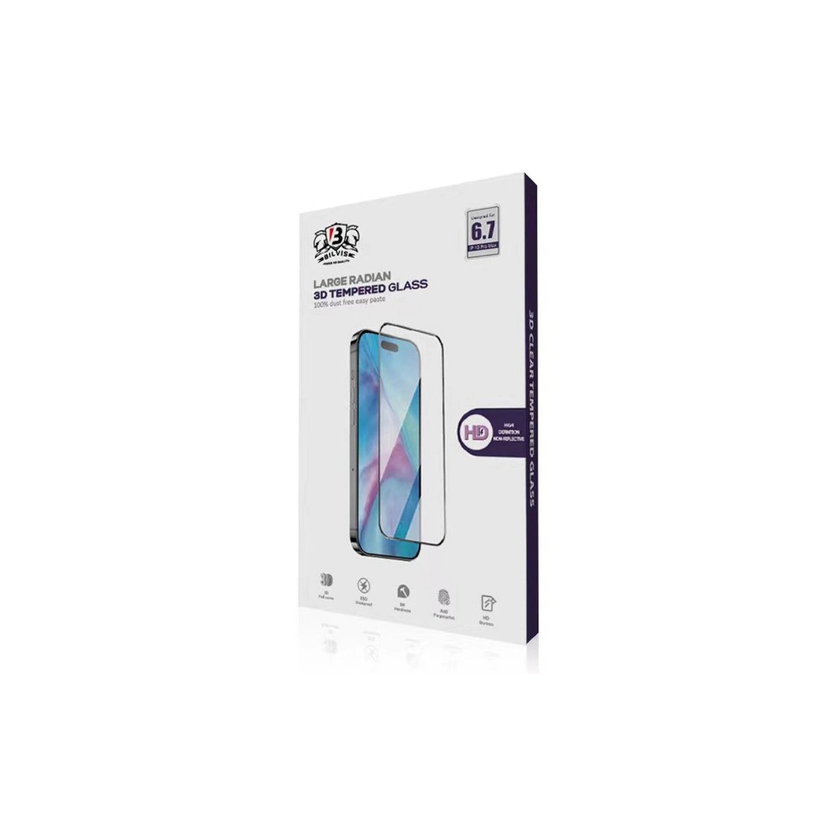 İphone 15 Pro Bilvis 0.18mm Plus Cam Ekran Koruyucu İphone 15 Pro Bilvis 0.18mm Plus Cam Ekran Koruyucu