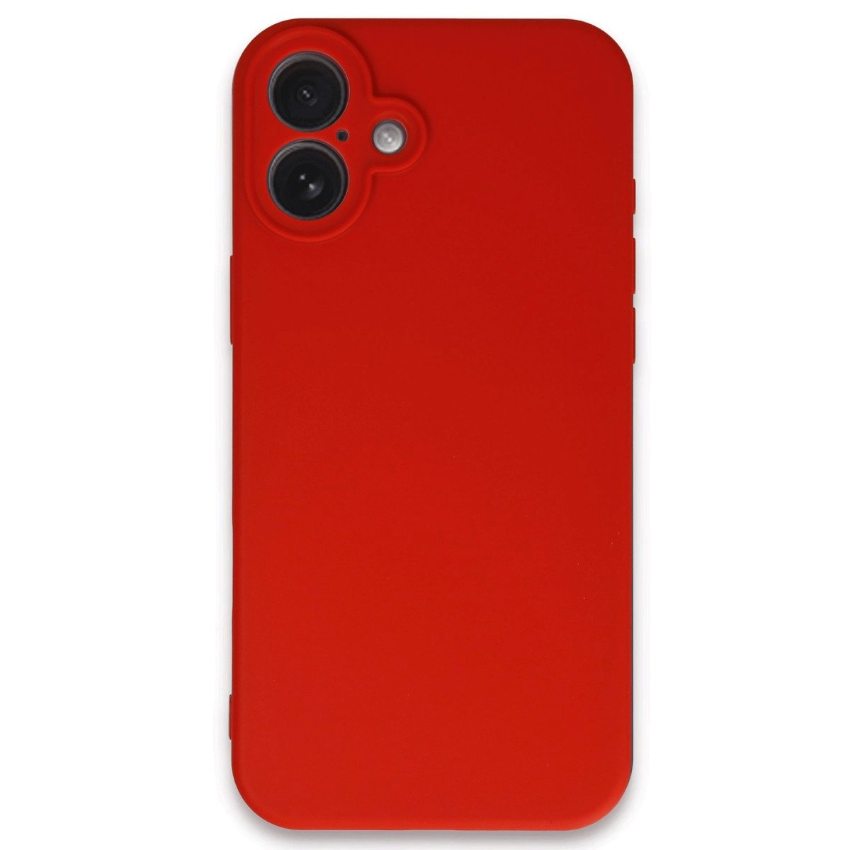 İphone 16 Plus Kılıf First Silikon - Kırmızı