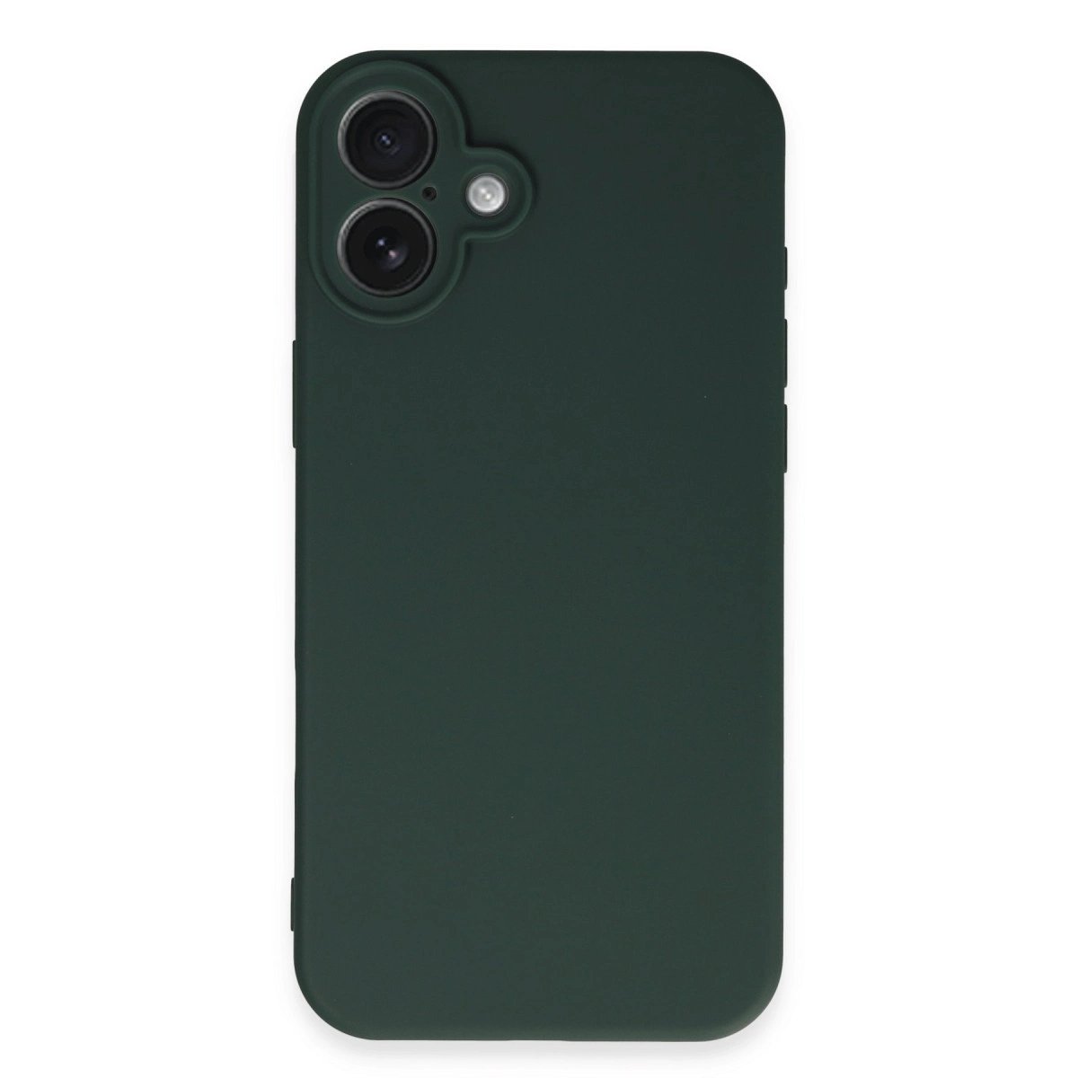 İphone 16 Plus Kılıf First Silikon - Koyu Yeşil