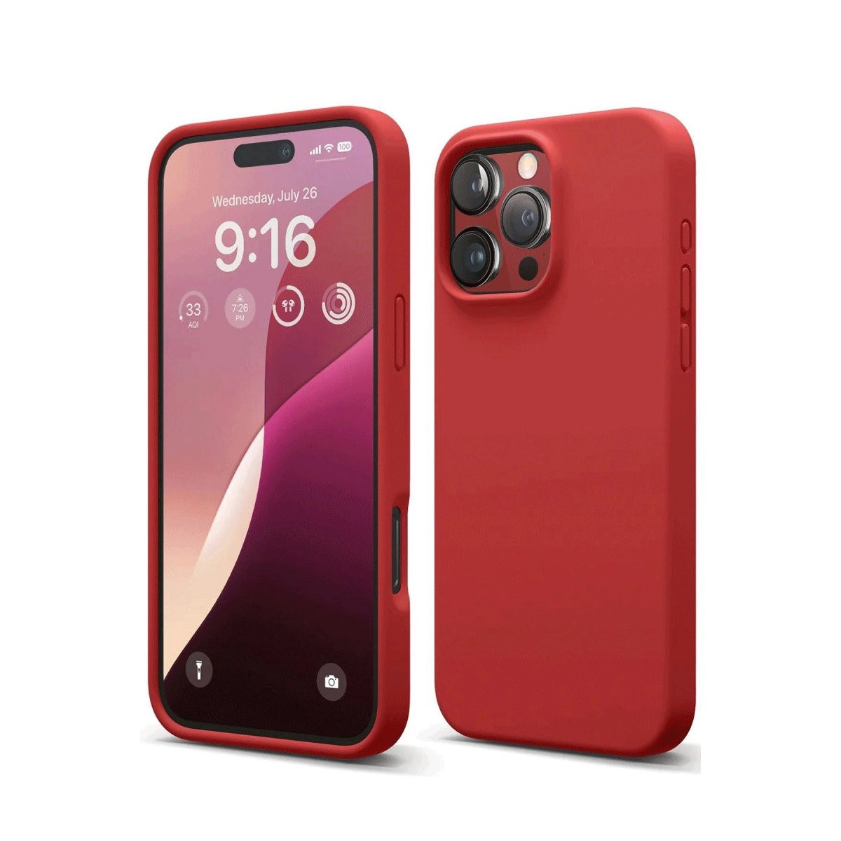 İphone 16 Pro Kılıf First Silikon - Kırmızı İphone 16 Pro Kılıf First Silikon - Kırmızı