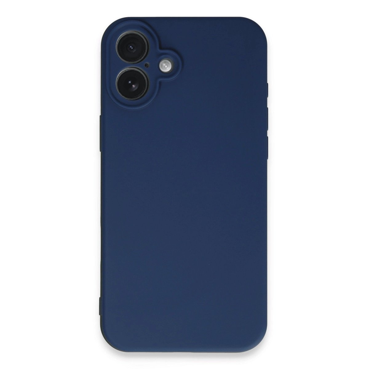 İphone 16 Plus Kılıf Nano İçi Kadife Silikon - Lacivert İphone 16 Plus Kılıf Nano İçi Kadife Silikon - Lacivert