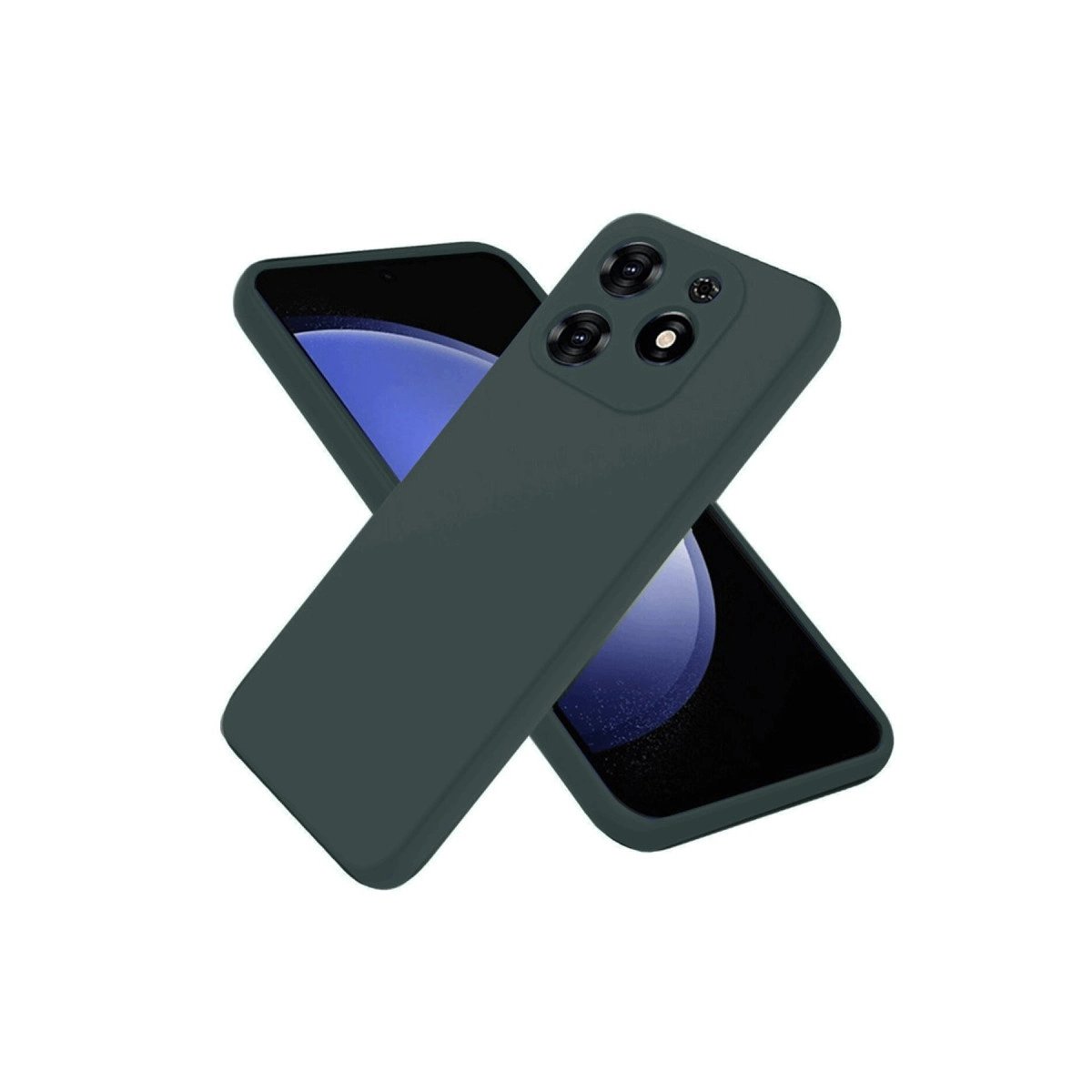 Tecno Spark Go 2024 Kılıf First Silikon - Koyu Yeşil Tecno Spark Go 2024 Kılıf First Silikon - Koyu Yeşil
