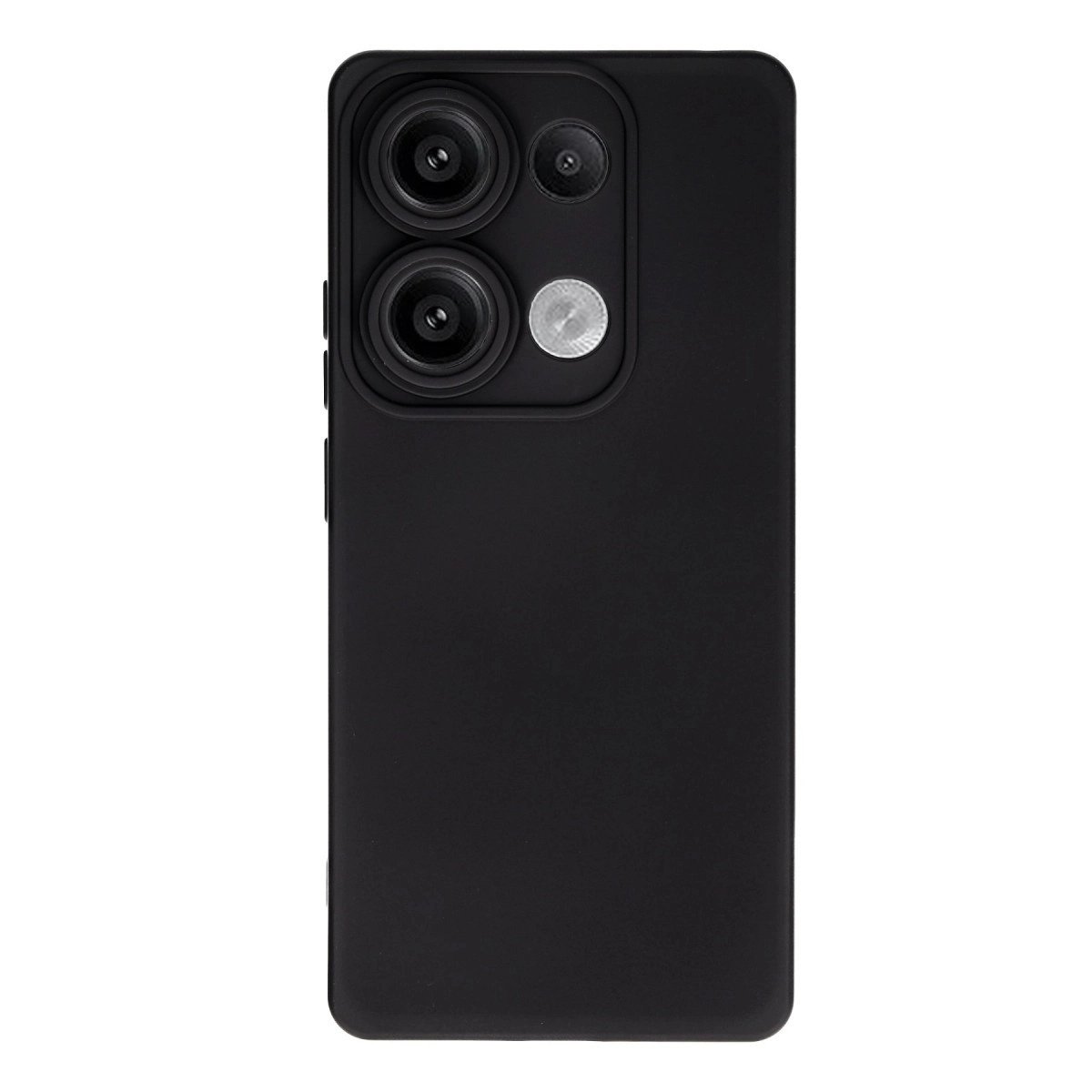 Xiaomi Redmi Note 13 Pro 4g Kılıf Nano İçi Kadife Silikon - Siyah