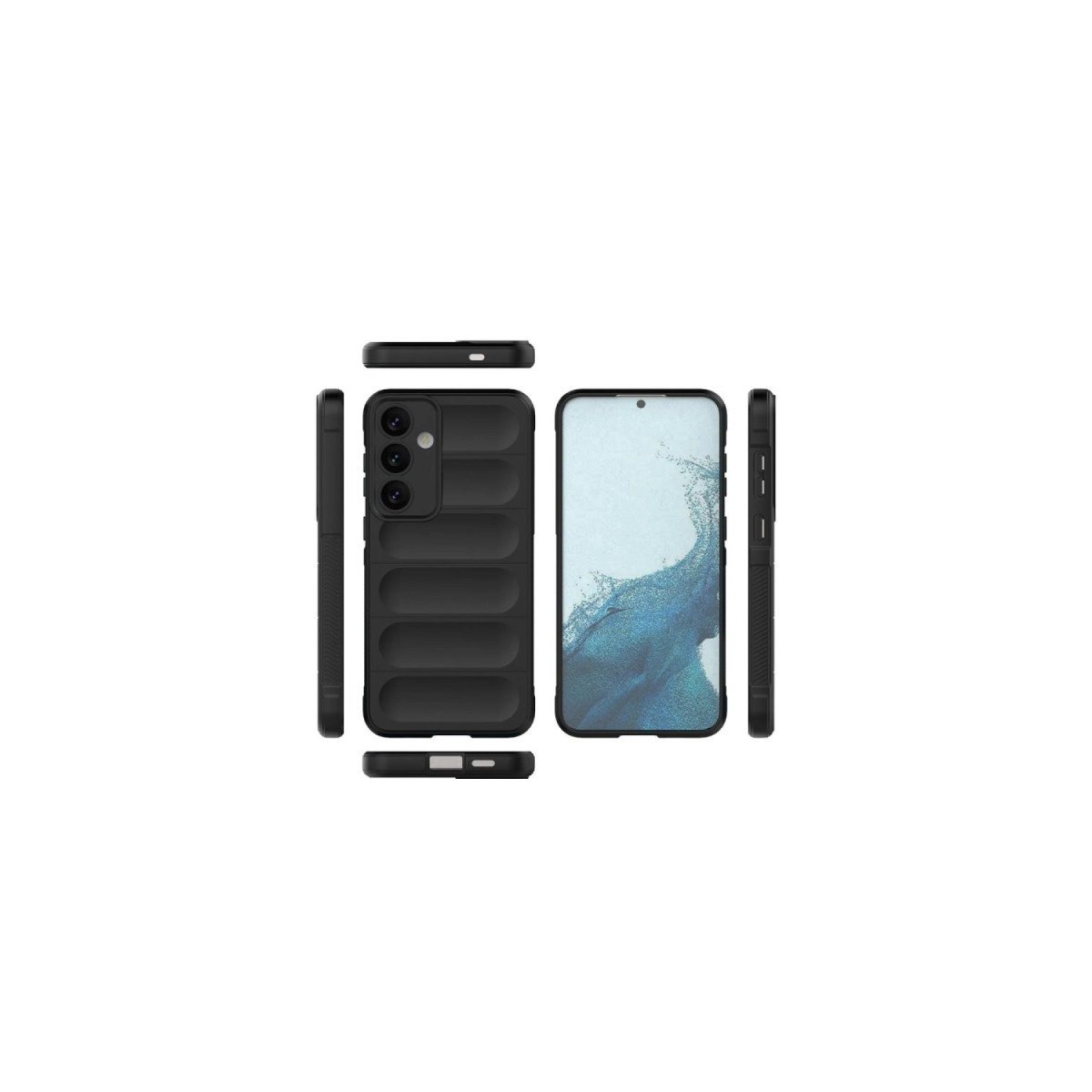 Samsung Galaxy S24 Fe Kılıf Optimum Silikon - Siyah Samsung Galaxy S24 Fe Kılıf Optimum Silikon - Siyah