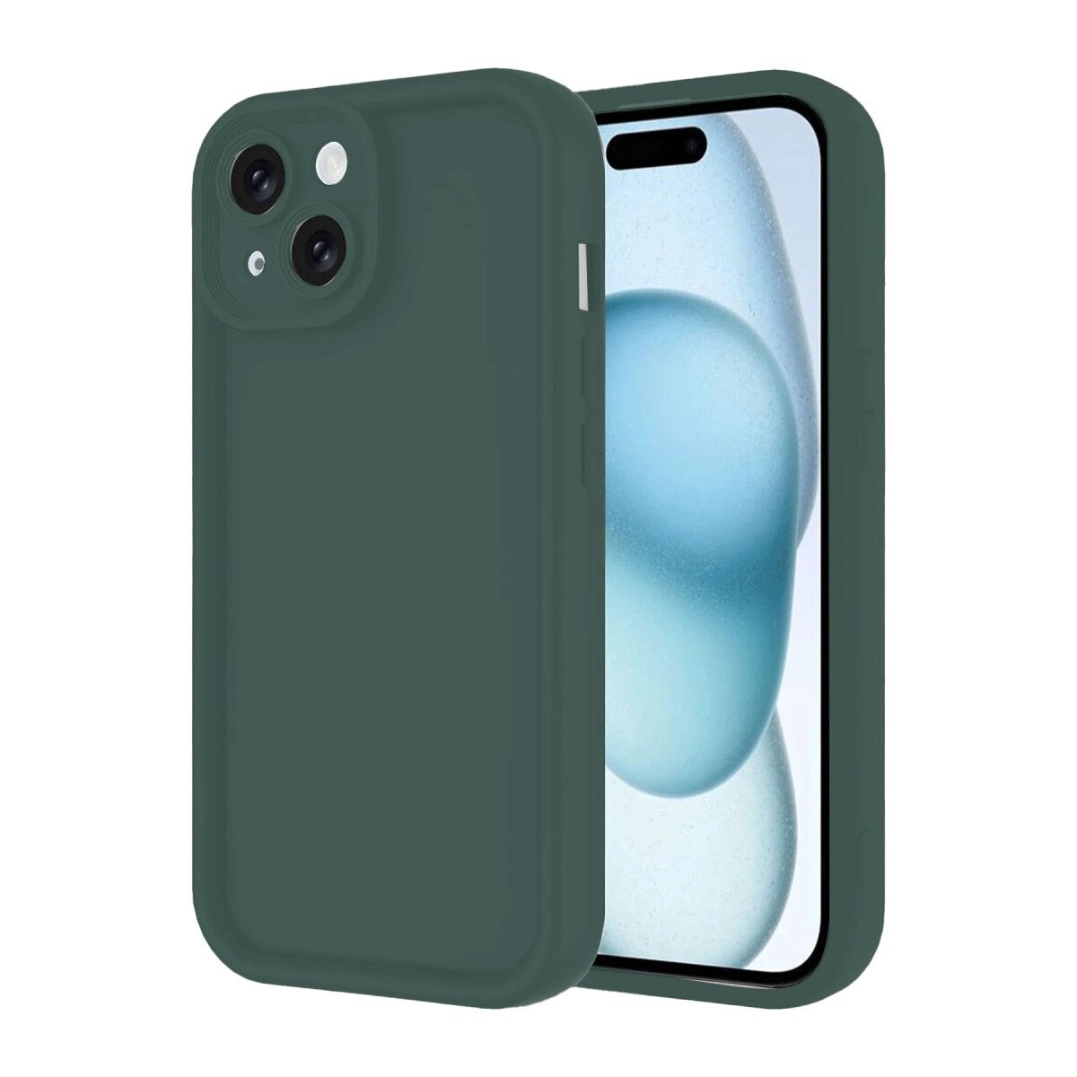 İphone 14 Kılıf Viera Silikon - Koyu Yeşil İphone 14 Kılıf Viera Silikon - Koyu Yeşil