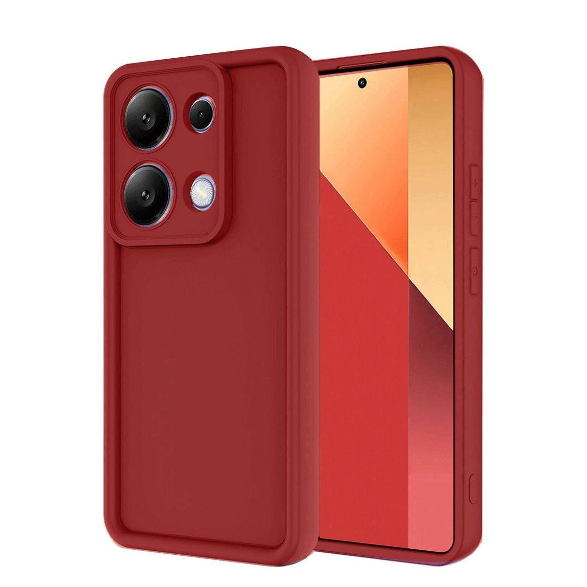 Xiaomi Redmi Note 13 Pro 4g Kılıf Viera Silikon - Kırmızı Xiaomi Redmi Note 13 Pro 4g Kılıf Viera Silikon - Kırmızı