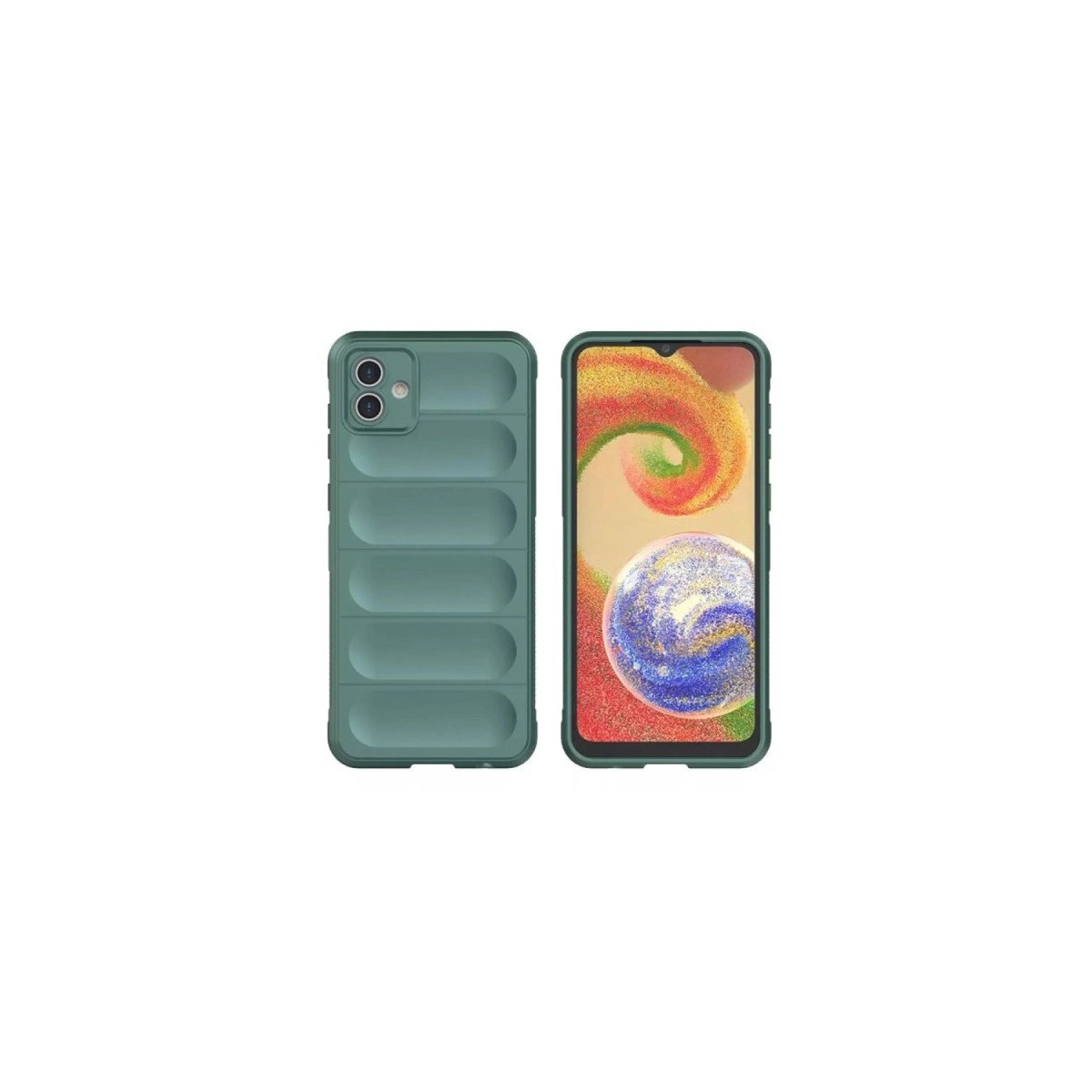 Samsung Galaxy A06 Kılıf Optimum Silikon - Koyu Yeşil Samsung Galaxy A06 Kılıf Optimum Silikon - Koyu Yeşil