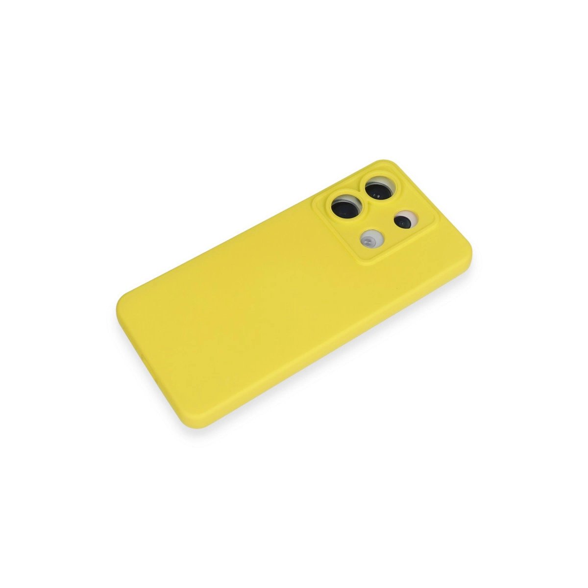Xiaomi Redmi Note 13 Pro 5g Kılıf Nano İçi Kadife Silikon - Sarı Xiaomi Redmi Note 13 Pro 5g Kılıf Nano İçi Kadife Silikon - Sarı