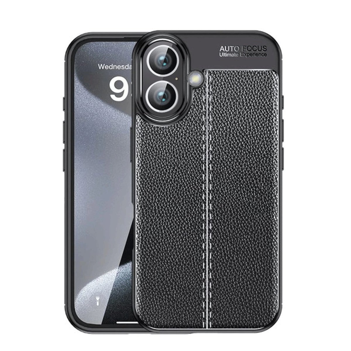 İphone 16 Kılıf Auto Focus Kapak - Siyah İphone 16 Kılıf Auto Focus Kapak - Siyah