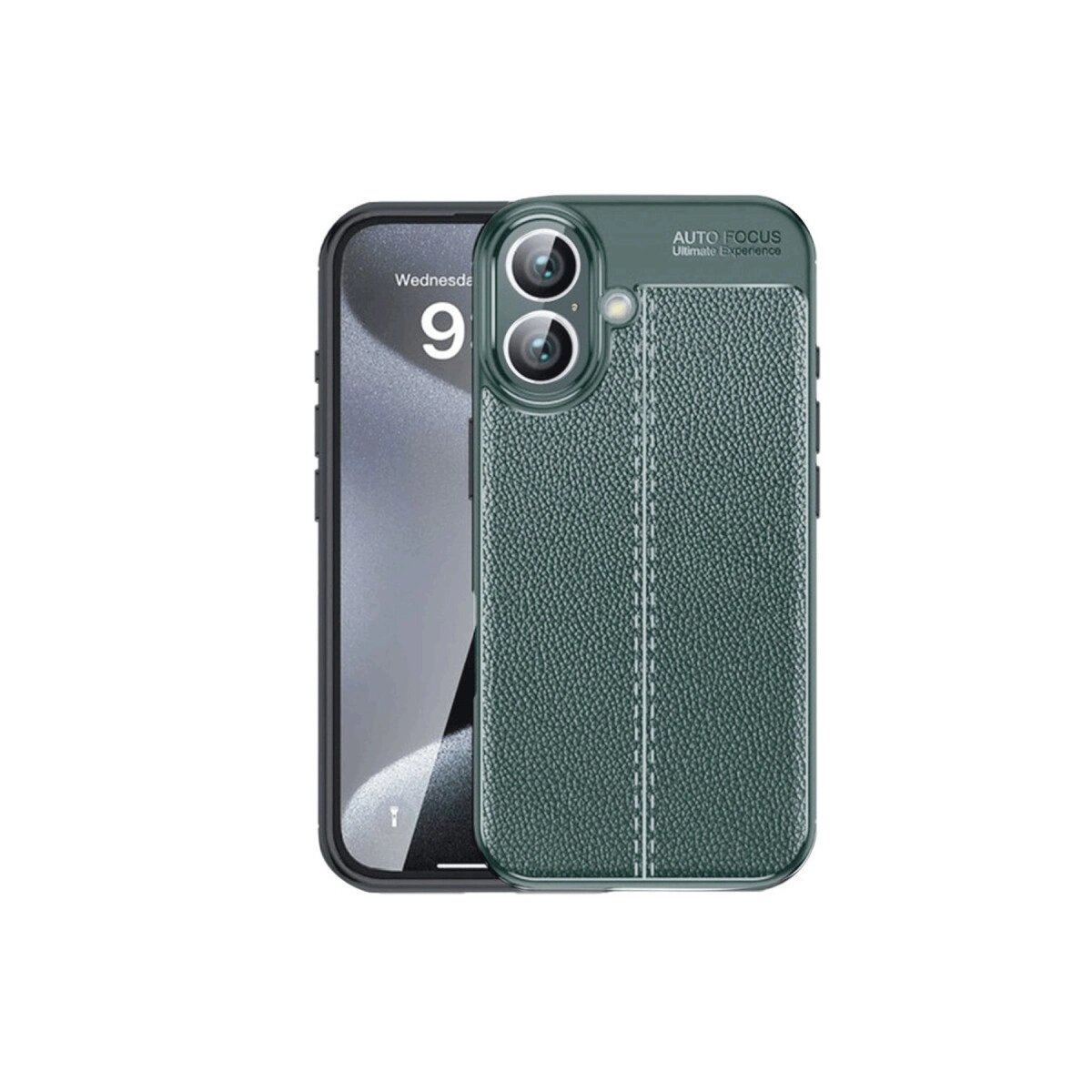 İphone 16 Plus Kılıf Auto Focus Kapak - Koyu Yeşil İphone 16 Plus Kılıf Auto Focus Kapak - Koyu Yeşil
