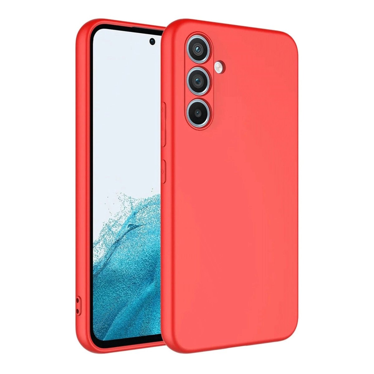 Samsung Galaxy A16 5g Kılıf First Silikon - Kırmızı Samsung Galaxy A16 5g Kılıf First Silikon - Kırmızı