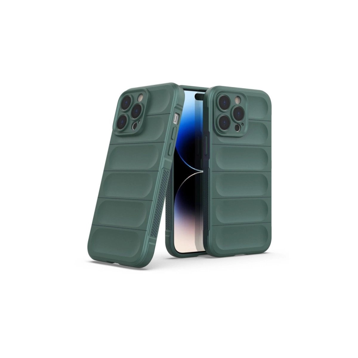 İphone 16 Pro Max Kılıf Optimum Silikon - Koyu Yeşil İphone 16 Pro Max Kılıf Optimum Silikon - Koyu Yeşil
