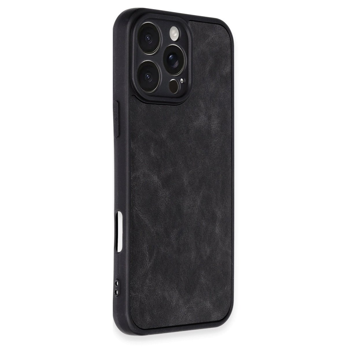 İphone 16 Pro Max Kılıf Aras Deri Kapak - Siyah İphone 16 Pro Max Kılıf Aras Deri Kapak - Siyah