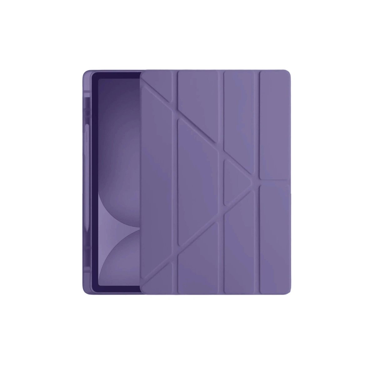 İpad Pro 11 (2024) Kılıf Kalemlikli Hugo Tablet Kılıfı - Mor