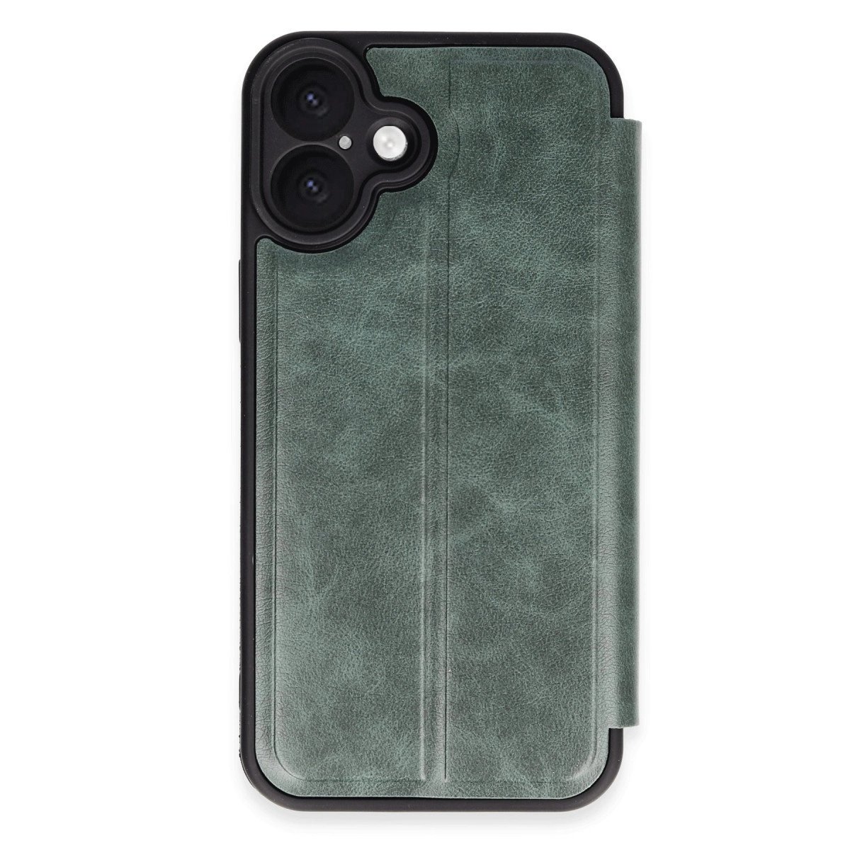 İphone 16 Plus Kılıf Flip Cover - Koyu Yeşil İphone 16 Plus Kılıf Flip Cover - Koyu Yeşil