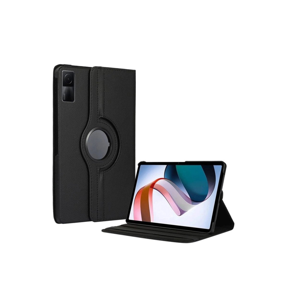 Xiaomi Redmi Pad Se 4g Kılıf 360 Tablet Deri Kılıf - Siyah Xiaomi Redmi Pad Se 4g Kılıf 360 Tablet Deri Kılıf - Siyah