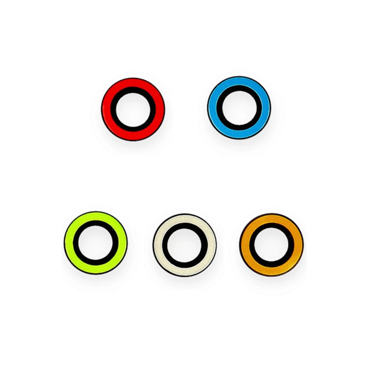 İphone 13 Pro Max Neon Fosforlu Kamera Lens - Mavi İphone 13 Pro Max Neon Fosforlu Kamera Lens - Mavi