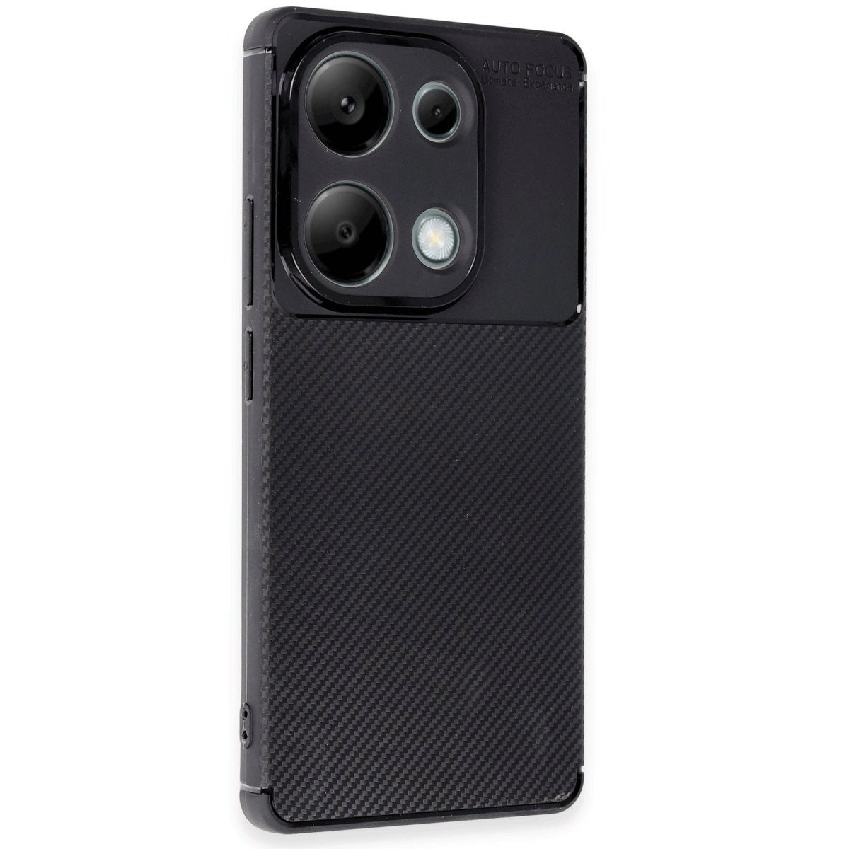 Xiaomi Redmi Note 13 Pro 4g Kılıf Auto Focus Karbon Kapak - Siyah Xiaomi Redmi Note 13 Pro 4g Kılıf Auto Focus Karbon Kapak - Siyah
