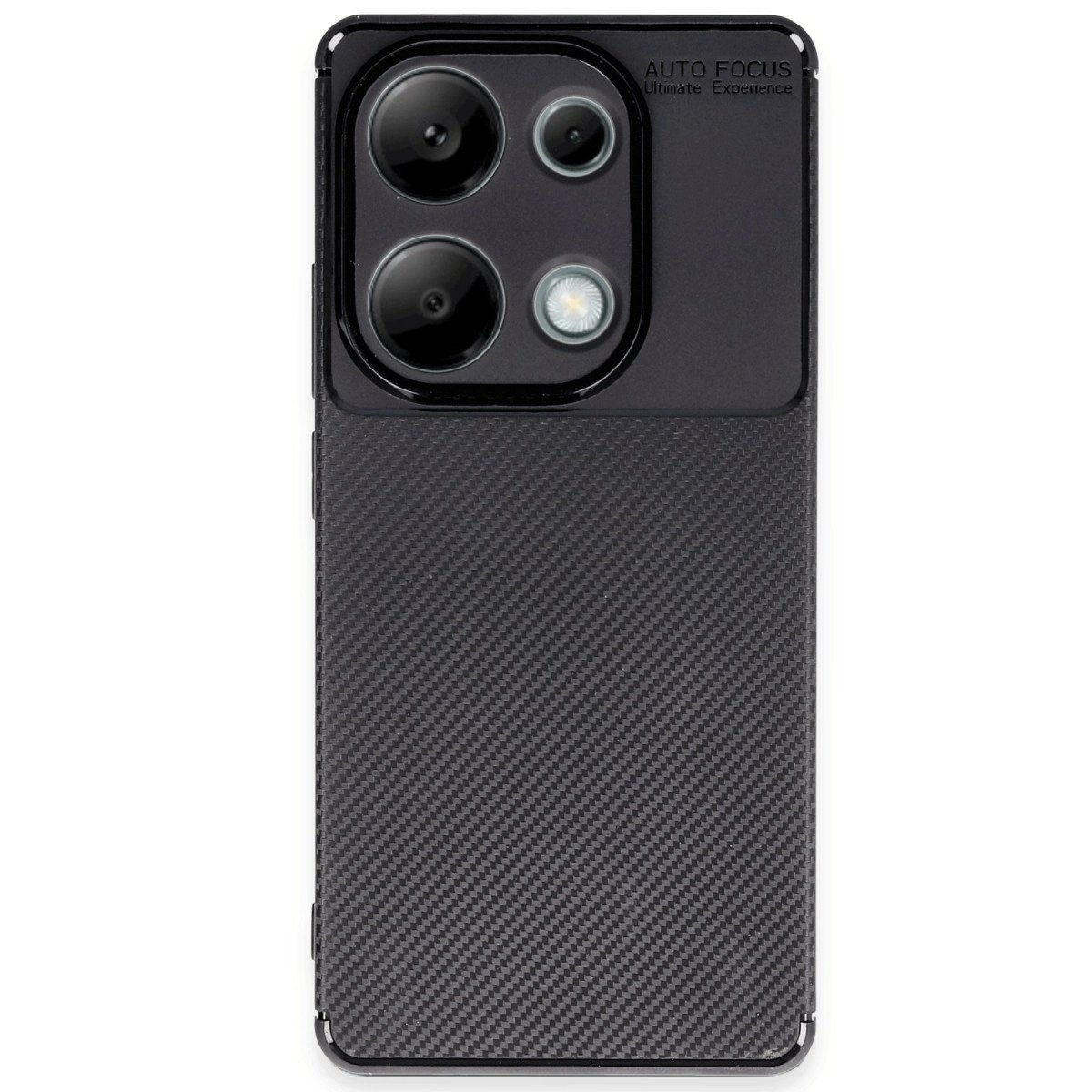 Xiaomi Redmi Note 13 Pro 4g Kılıf Auto Focus Karbon Kapak - Siyah Xiaomi Redmi Note 13 Pro 4g Kılıf Auto Focus Karbon Kapak - Siyah
