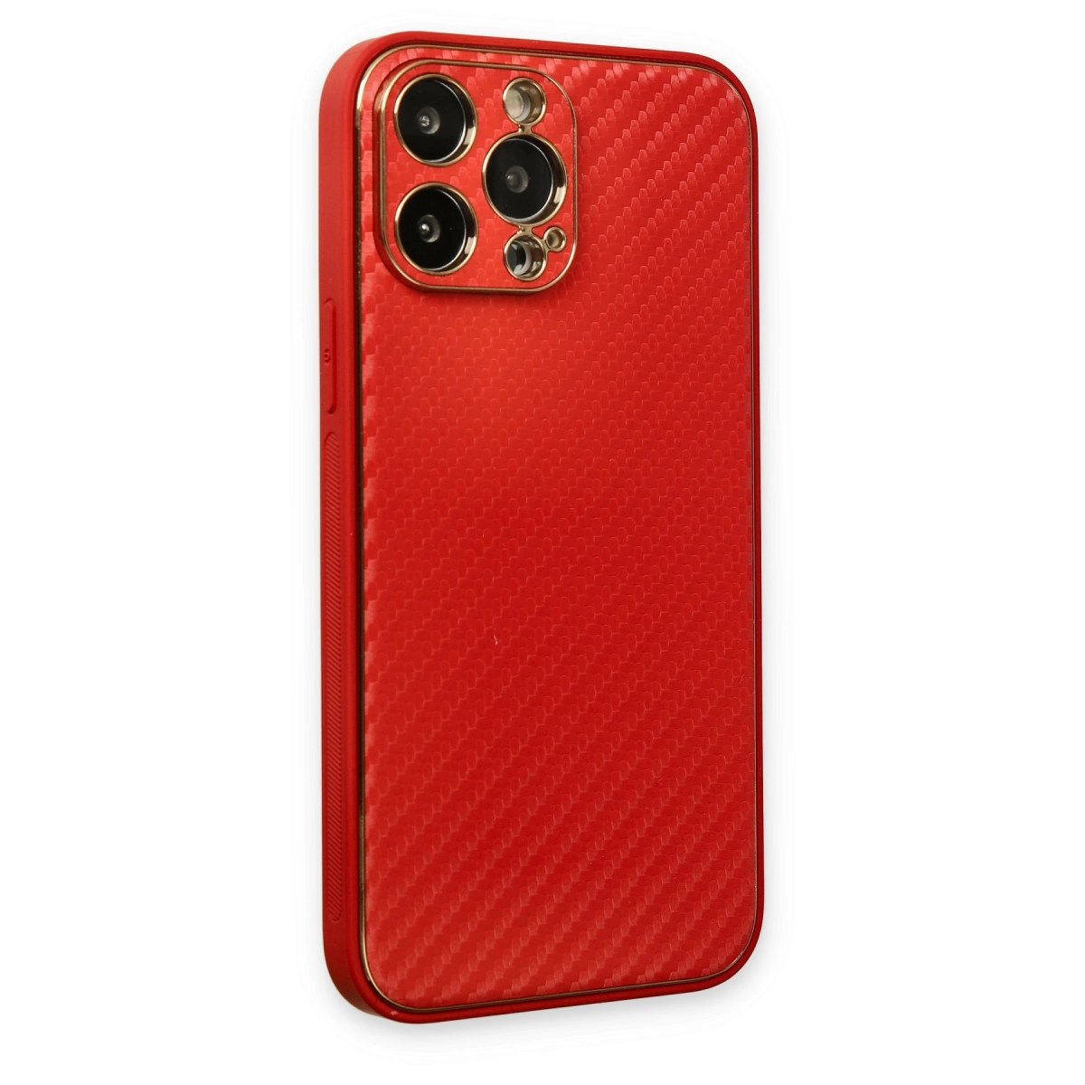 İphone 13 Pro Kılıf Coco Karbon Silikon - Kırmızı İphone 13 Pro Kılıf Coco Karbon Silikon - Kırmızı