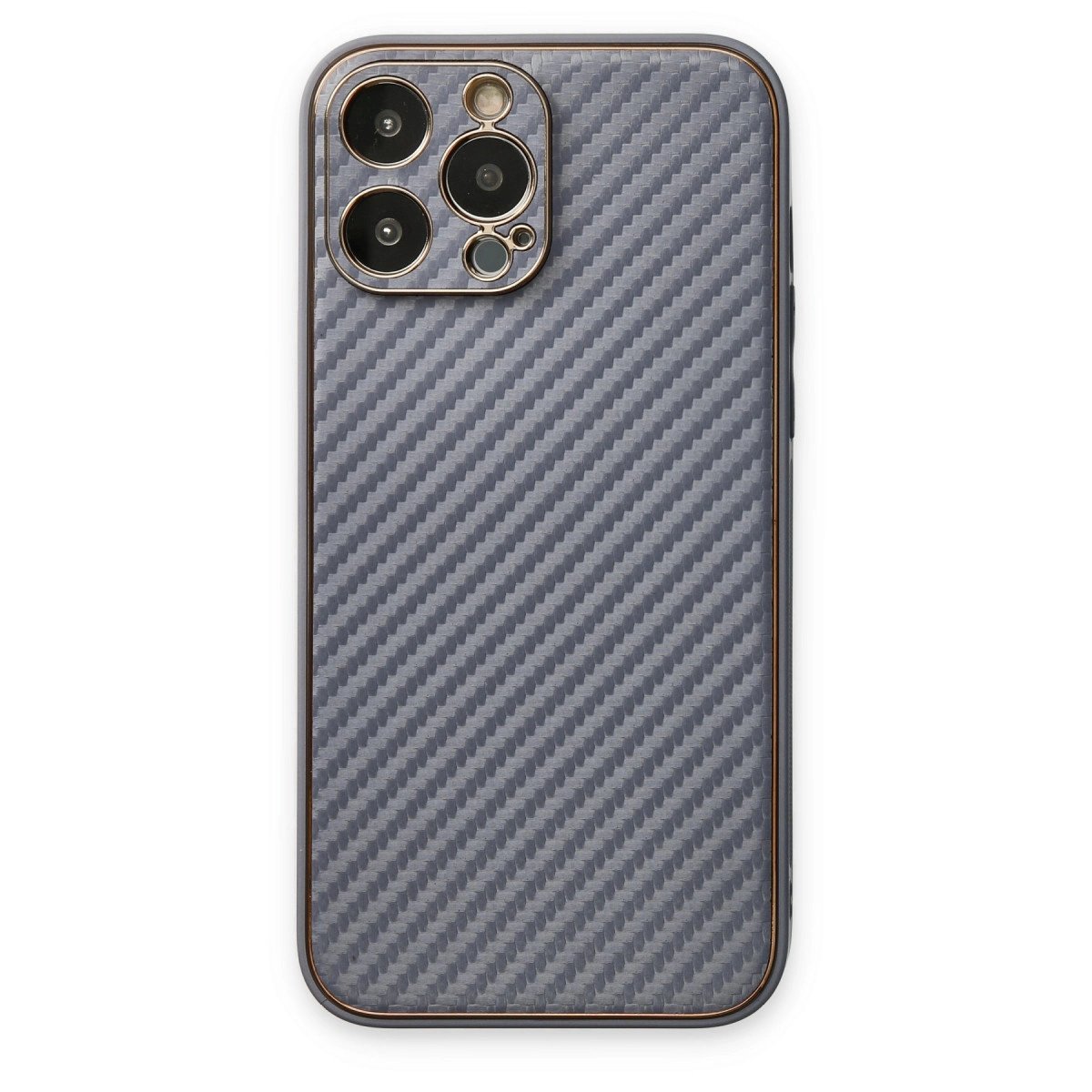 İphone 13 Pro Kılıf Coco Karbon Silikon - Gri