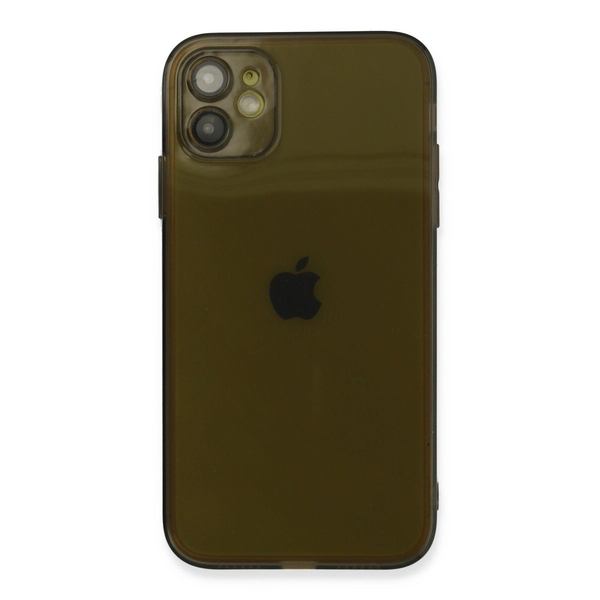 İphone 12 Kılıf Fly Lens Silikon - Siyah İphone 12 Kılıf Fly Lens Silikon - Siyah
