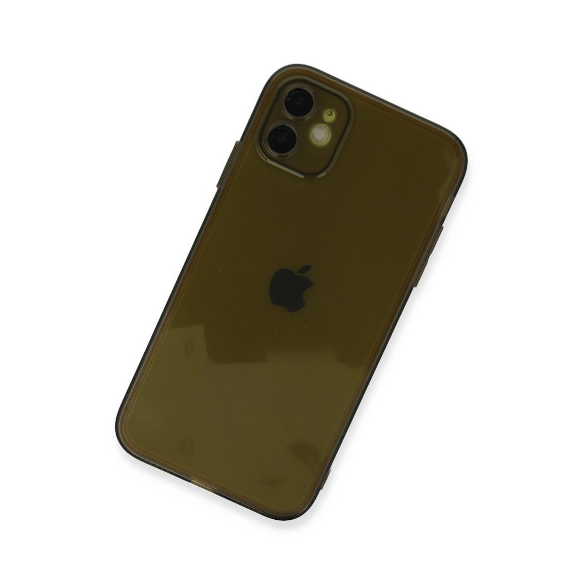 İphone 12 Kılıf Fly Lens Silikon - Siyah İphone 12 Kılıf Fly Lens Silikon - Siyah