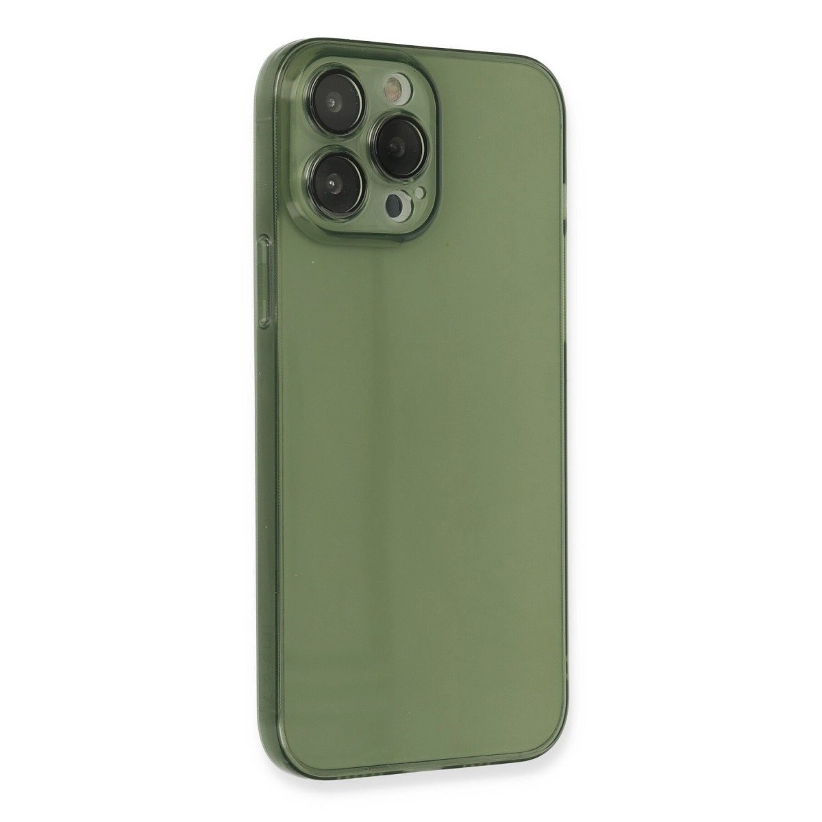 İphone 13 Pro Kılıf Fly Lens Silikon - Yeşil