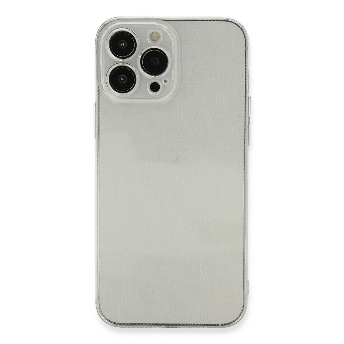 İphone 13 Pro Kılıf Fly Lens Silikon - Şeffaf