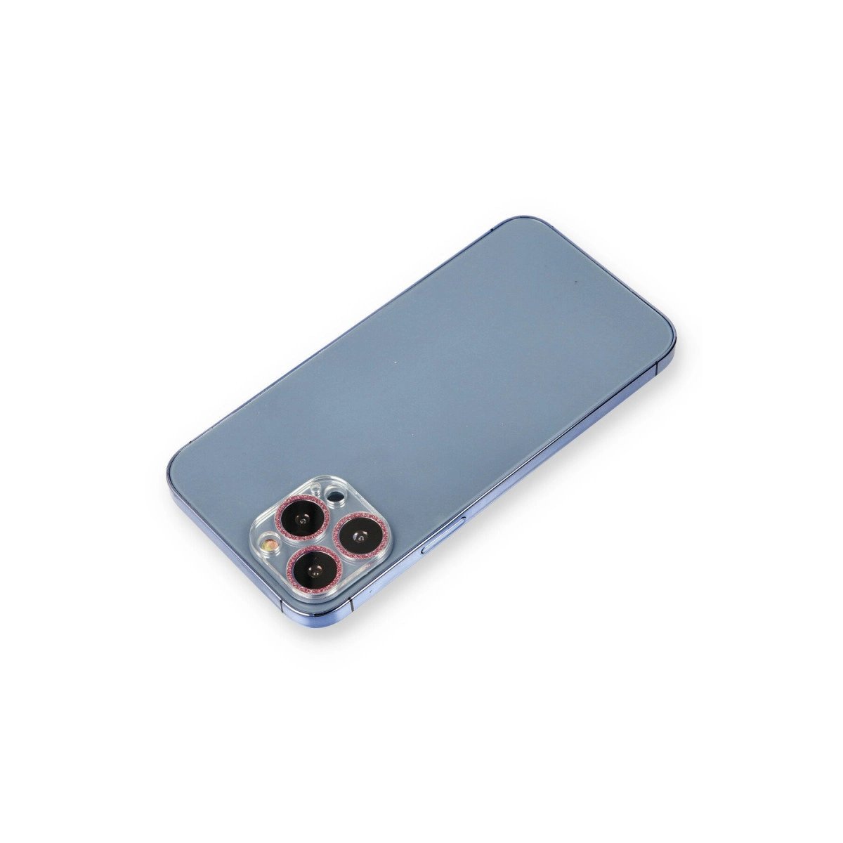 İphone 13 Pro Max Shine Kamera Lens Koruma Cam - Pembe İphone 13 Pro Max Shine Kamera Lens Koruma Cam - Pembe