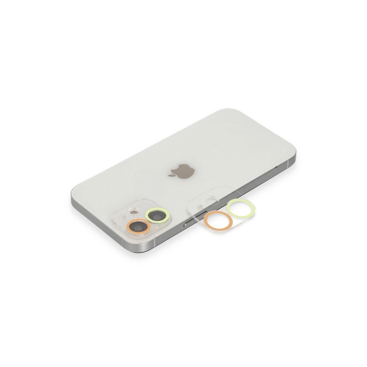 İphone 11 Renkli Kamera Lens Koruma Cam - Sarı-turuncu İphone 11 Renkli Kamera Lens Koruma Cam - Sarı-turuncu