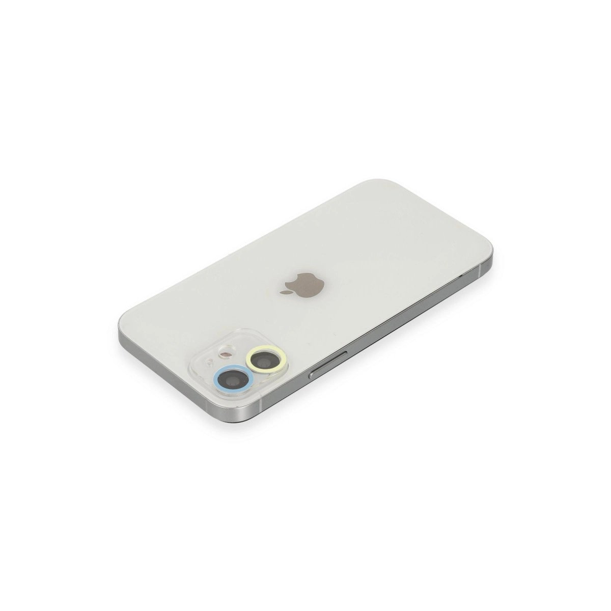 İphone 11 Renkli Kamera Lens Koruma Cam - Sarı-mavi İphone 11 Renkli Kamera Lens Koruma Cam - Sarı-mavi