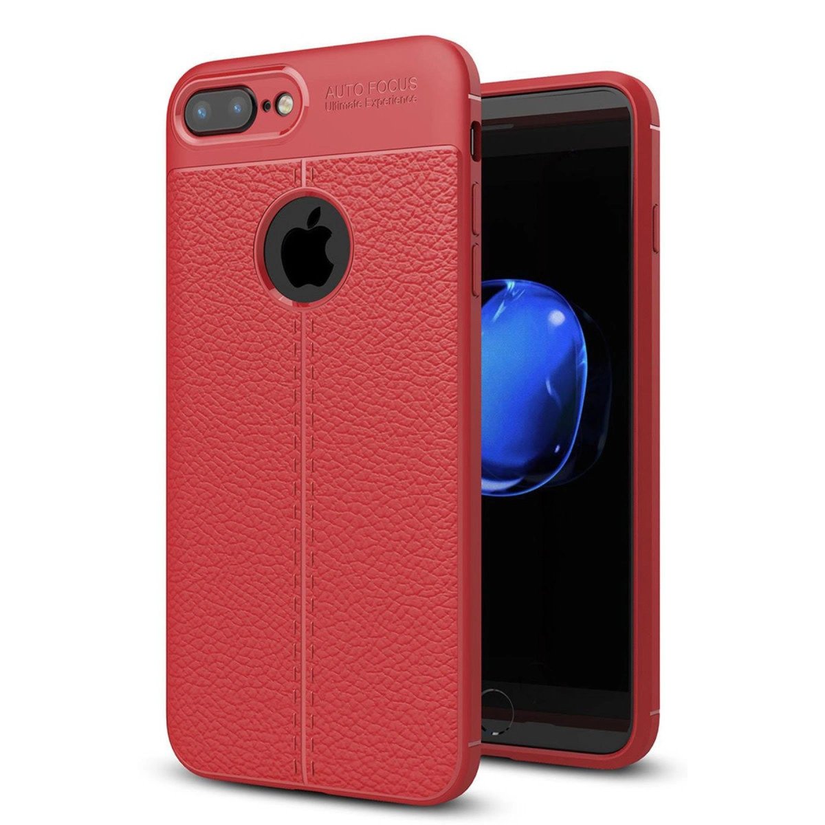 İphone 7 Plus Kılıf Auto Focus Kapak - Kırmızı İphone 7 Plus Kılıf Auto Focus Kapak - Kırmızı