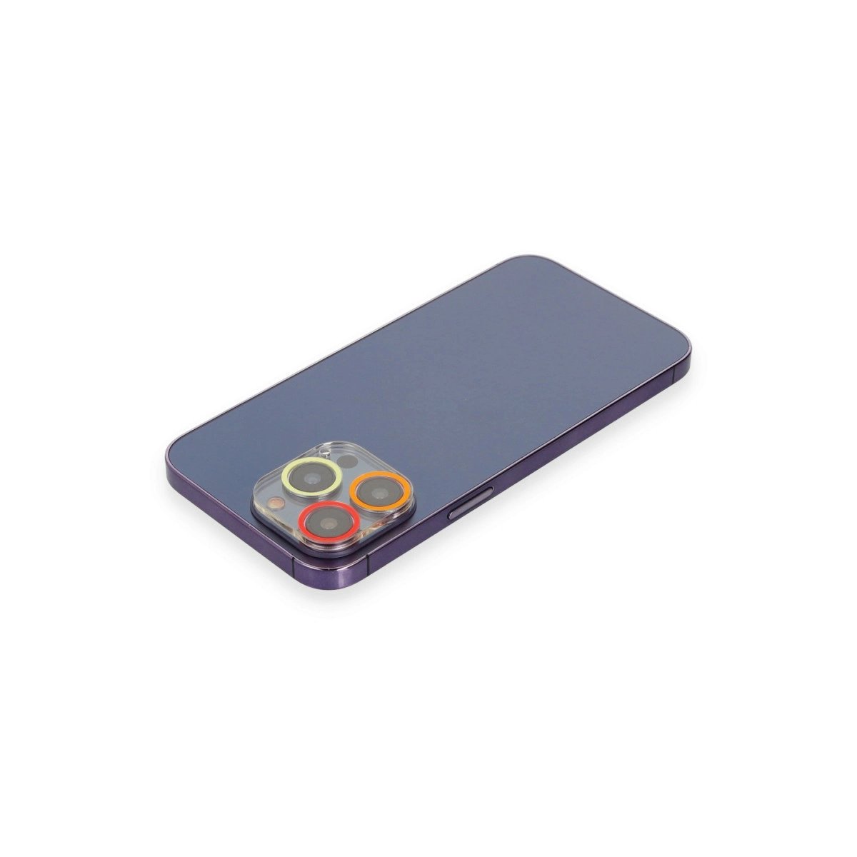 İphone 12 Pro Renkli Kamera Lens Koruma Cam - Turuncu-kırmızı İphone 12 Pro Renkli Kamera Lens Koruma Cam - Turuncu-kırmızı