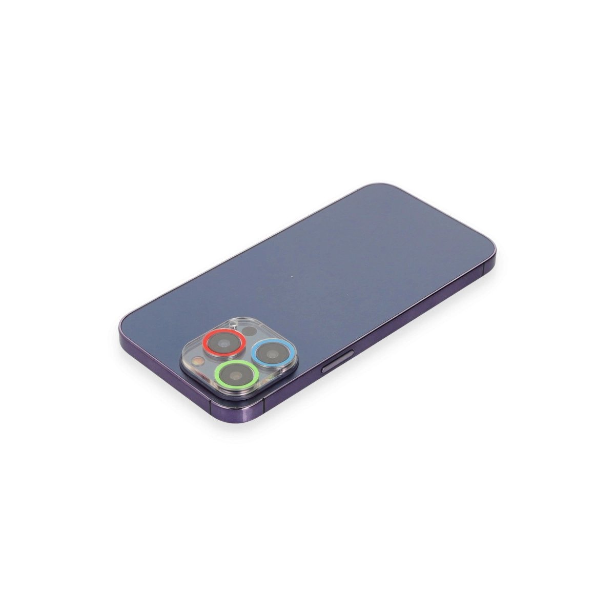 İphone 12 Pro Max Renkli Kamera Lens Koruma Cam - Mavi-yeşil İphone 12 Pro Max Renkli Kamera Lens Koruma Cam - Mavi-yeşil