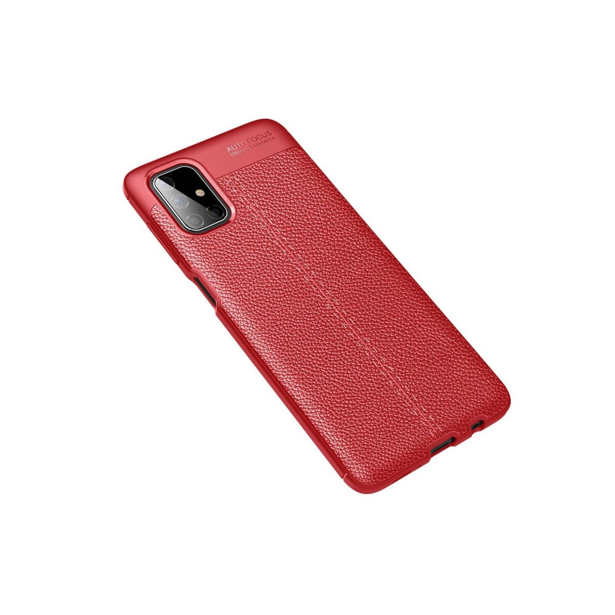 Samsung Galaxy M51 Kılıf Auto Focus Kapak - Kırmızı Samsung Galaxy M51 Kılıf Auto Focus Kapak - Kırmızı